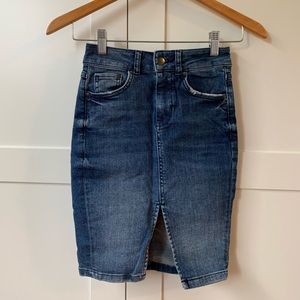 HM | Jean Pencil Skirt